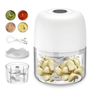 Mini Processador Elétrico Recarregável USB 300 ml