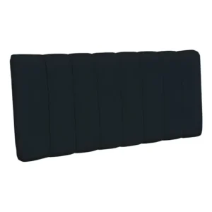 Cabeceira Cama Box Painel Queen 160 Cm Dubai Suede Preto