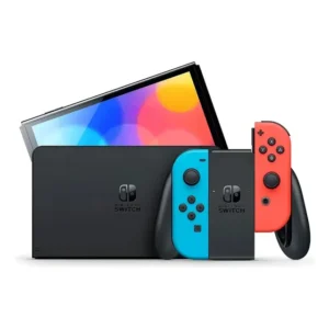 Nintendo Switch OLED 64GB - Controle Azul e vermelho neon