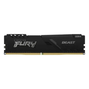 Memória Ram Para Pc Ddr4 16gb 3200mhz Cl16 (1x16gb) Kingston Fury Beast Kf432c16bb/16 Udimm Cor Preta