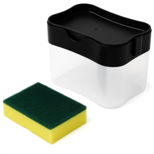 Dispenser de Detergente com Porta-Esponja 2 em 1 Lorben